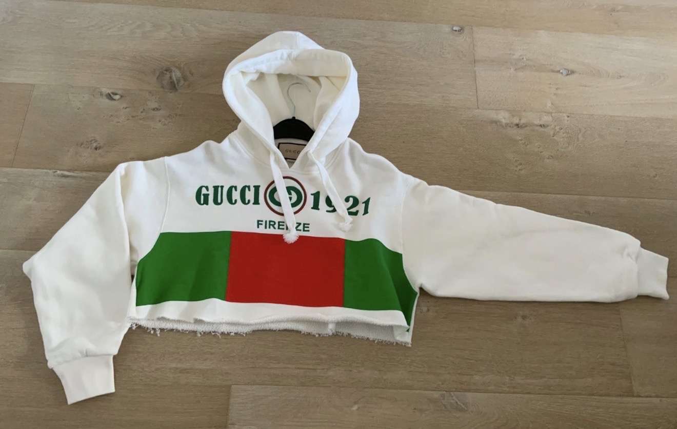 Gucci mikina crop top