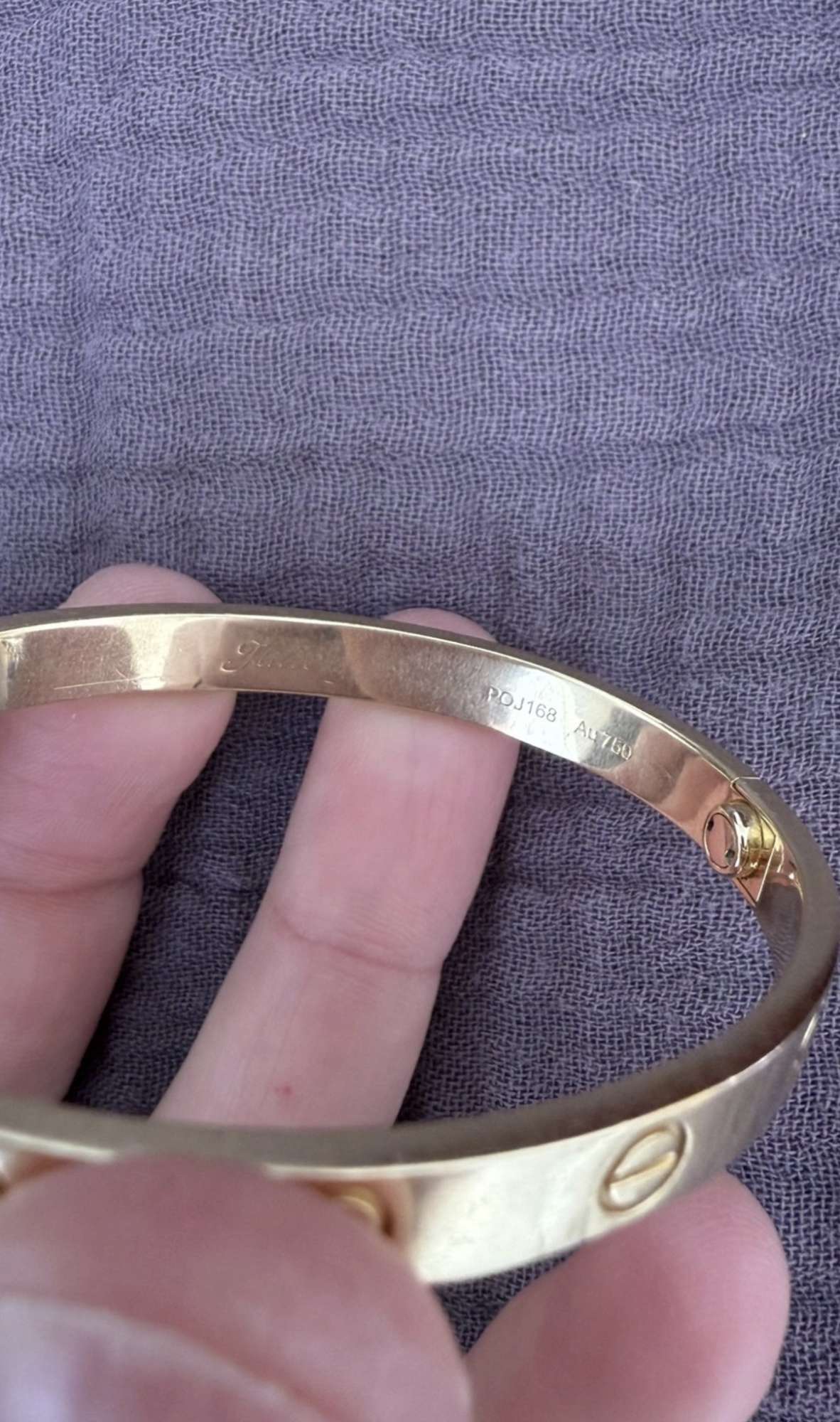 Cartier Love naramok
