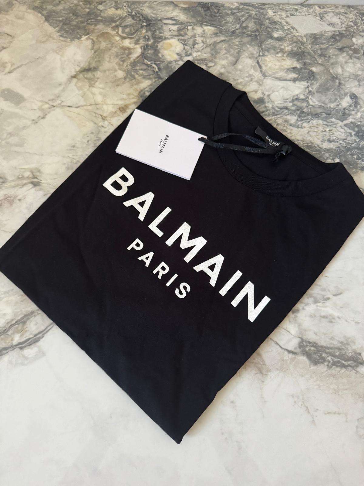 Balmain tričko čierne