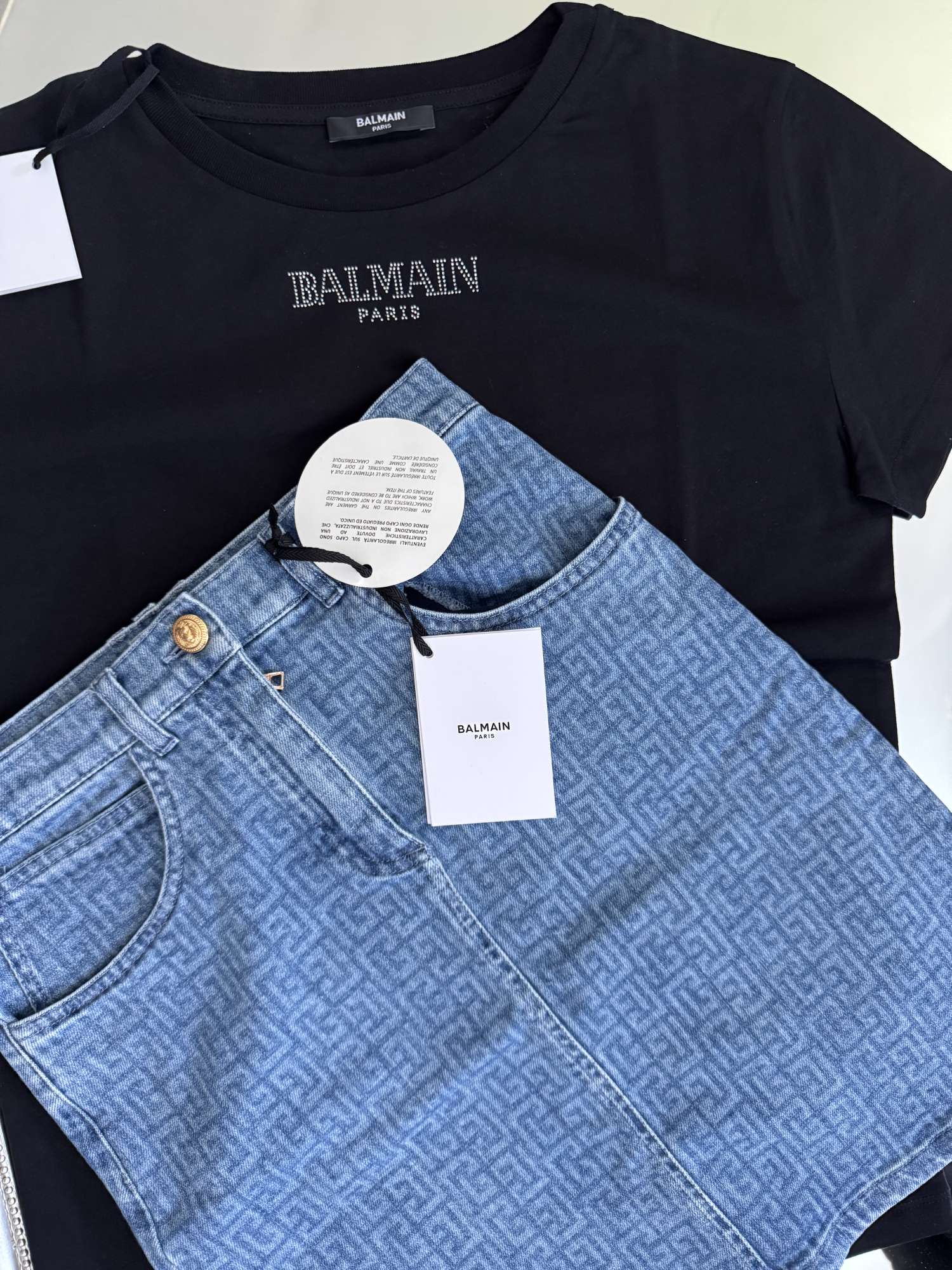 Balmain komplet sukňa + tričko