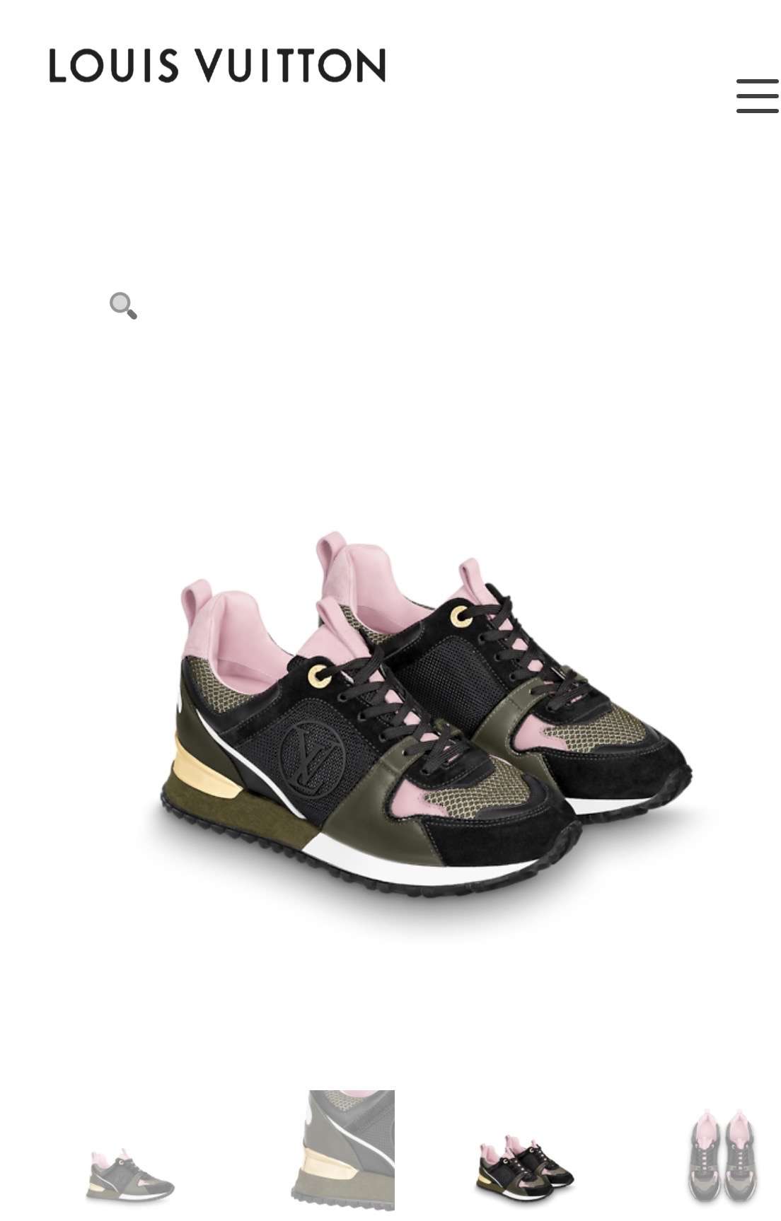 Tenisky Louis Vuitton Run Away