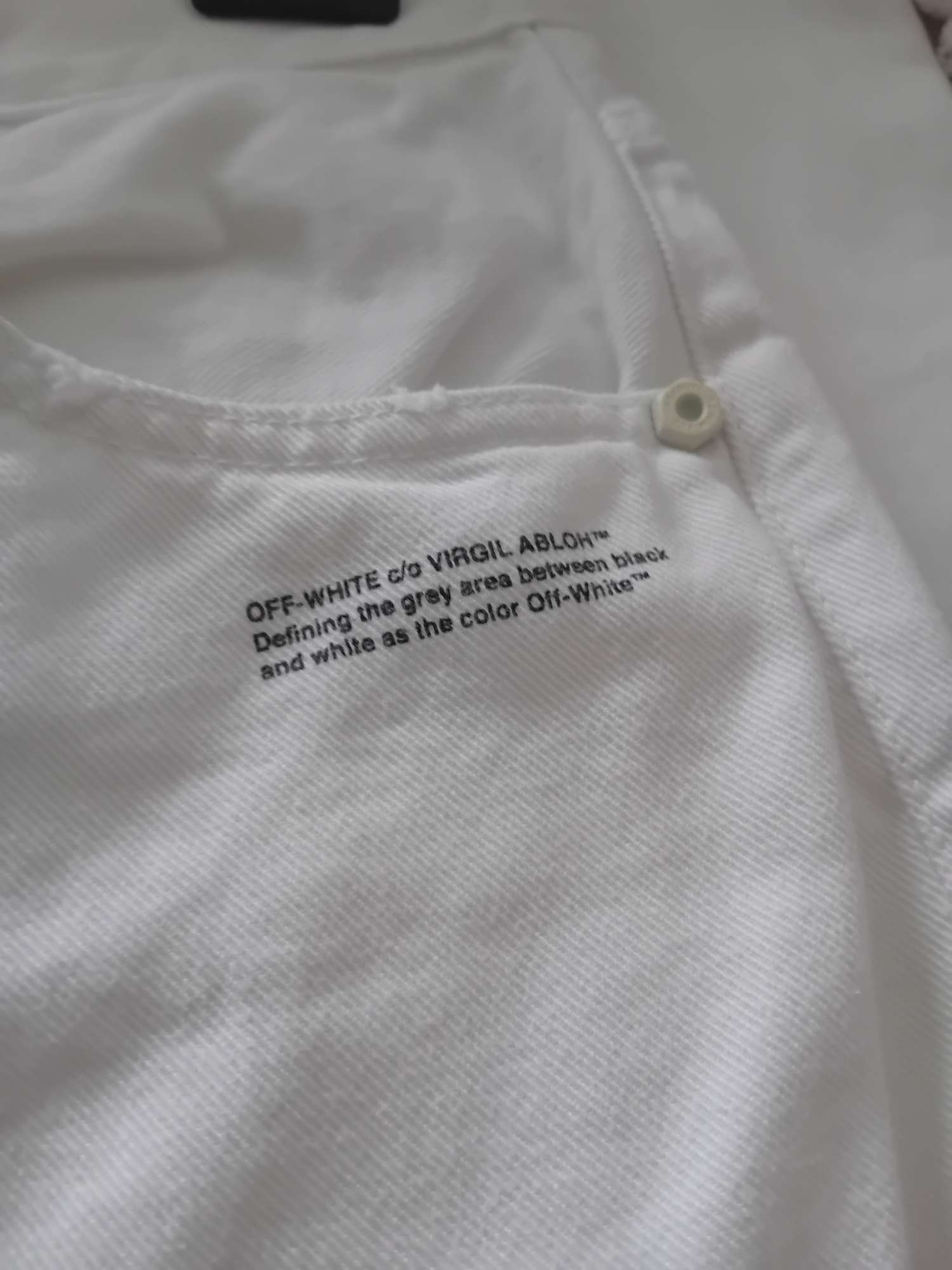 Dámske biele džínsy Off-White