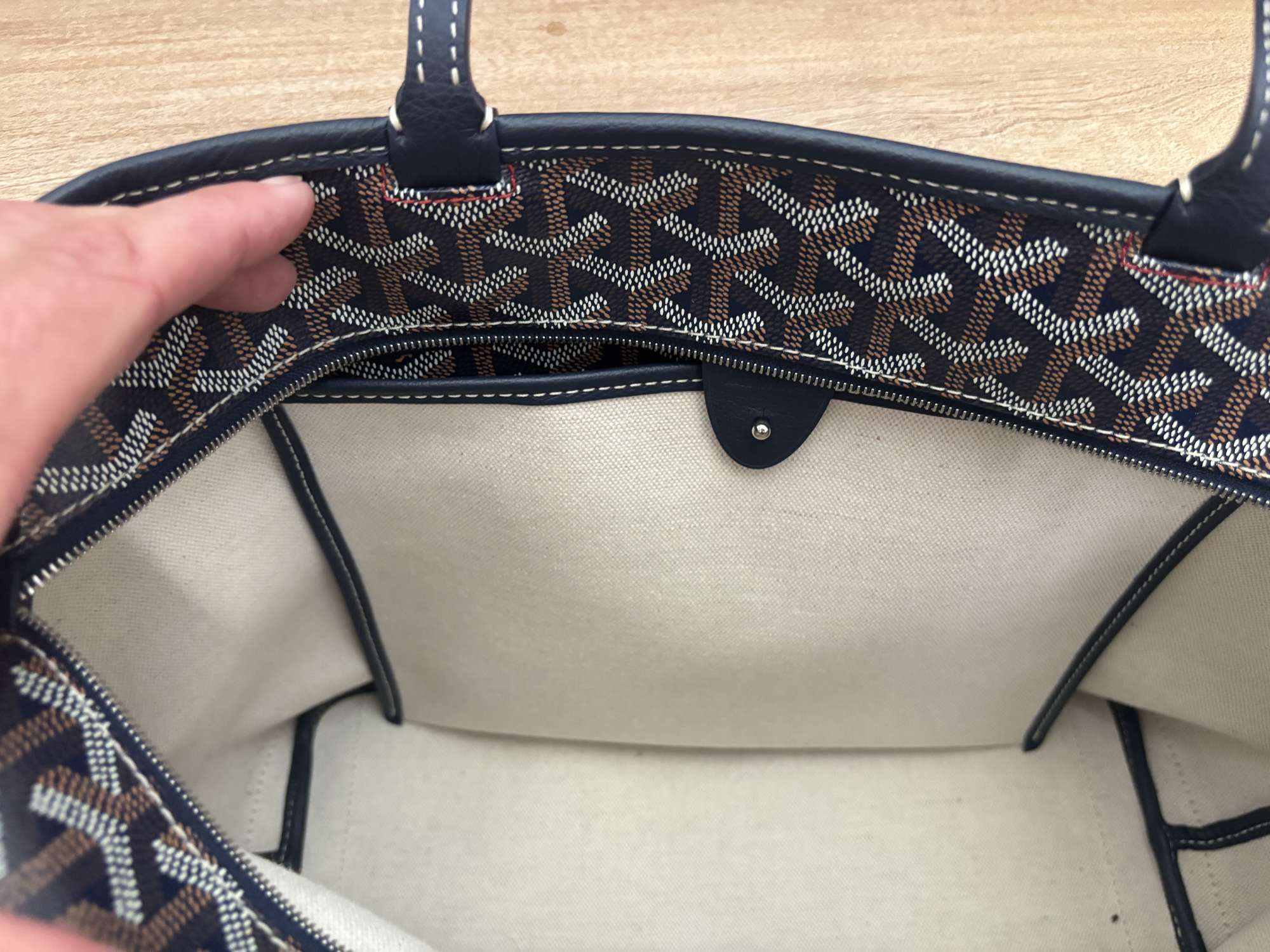 GOYARD Artois PM blue marine 22
