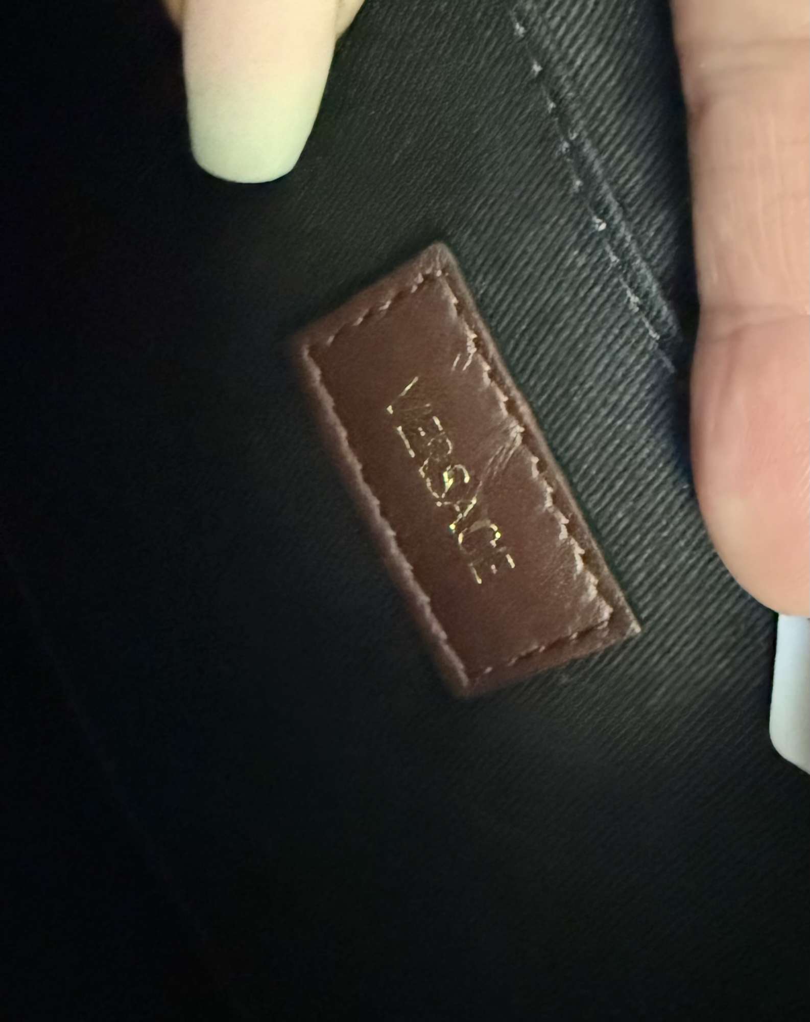 Versace čokoládová kabelka