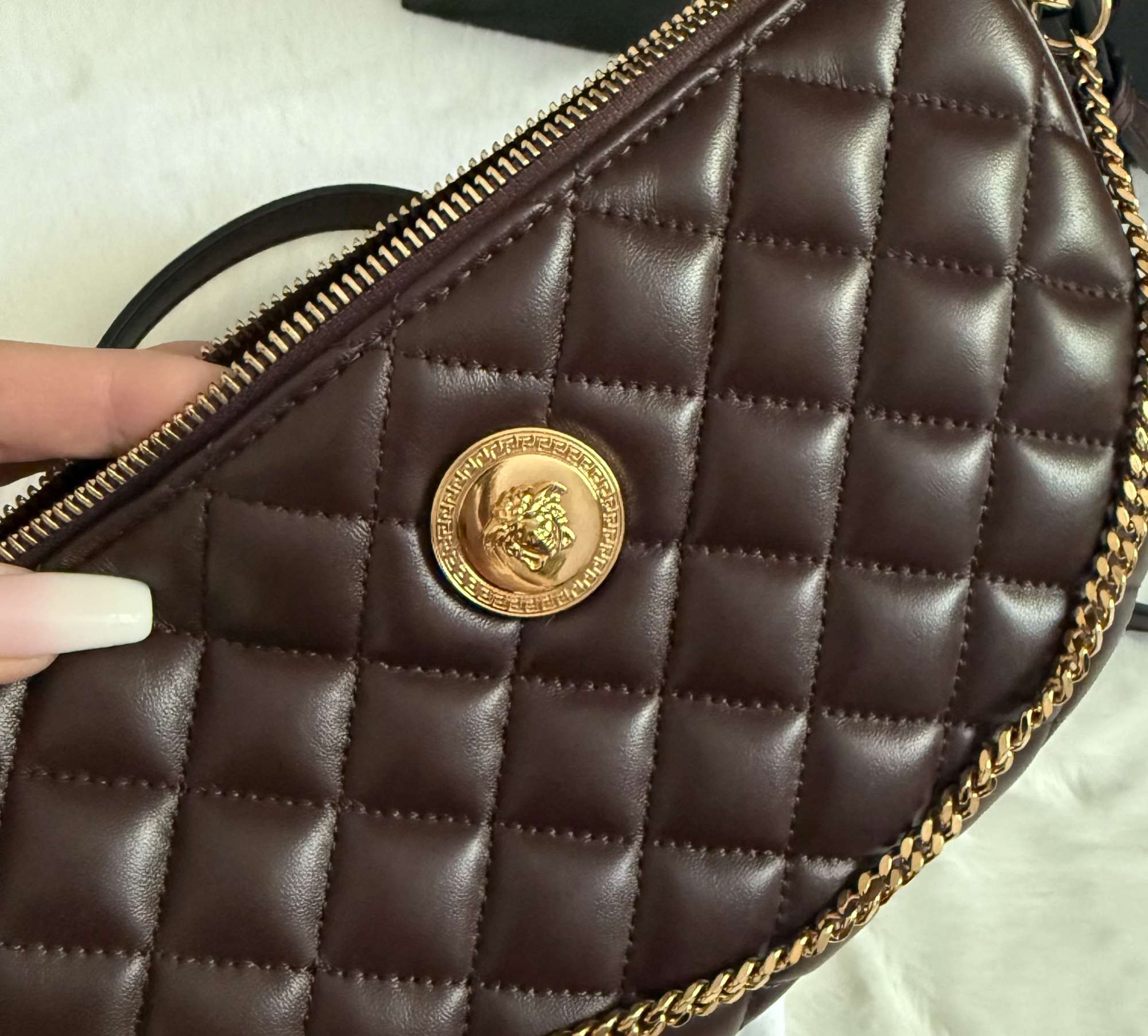 Versace čokoládová kabelka