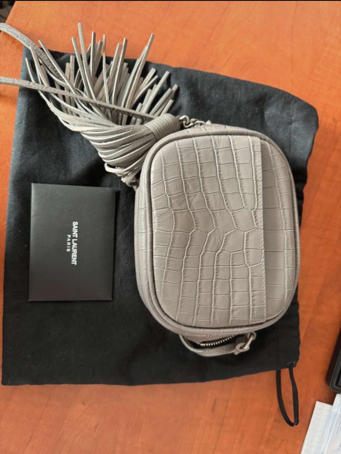 Ysl croco bag