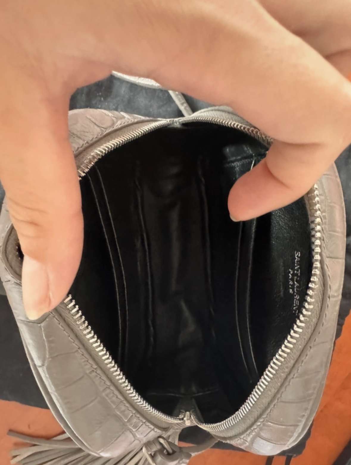 Ysl croco bag