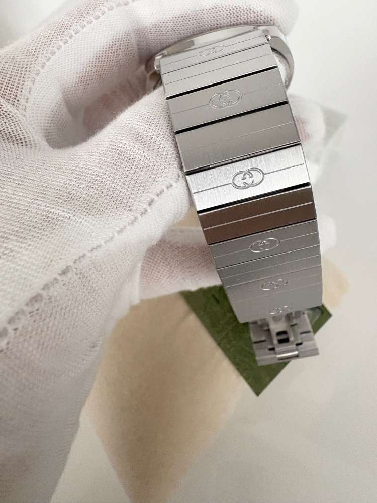 Gucci Grip - Oceľ / Strieborny tom 38mm