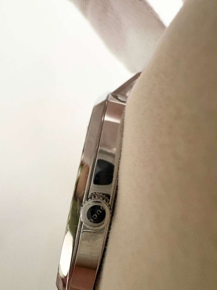 Gucci Grip - Oceľ / Strieborny tom 38mm