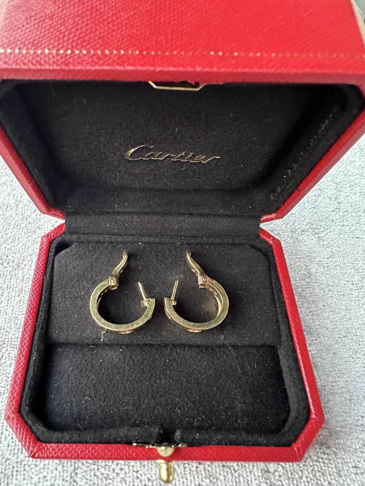 Cartier Love s briliantmi naušnice