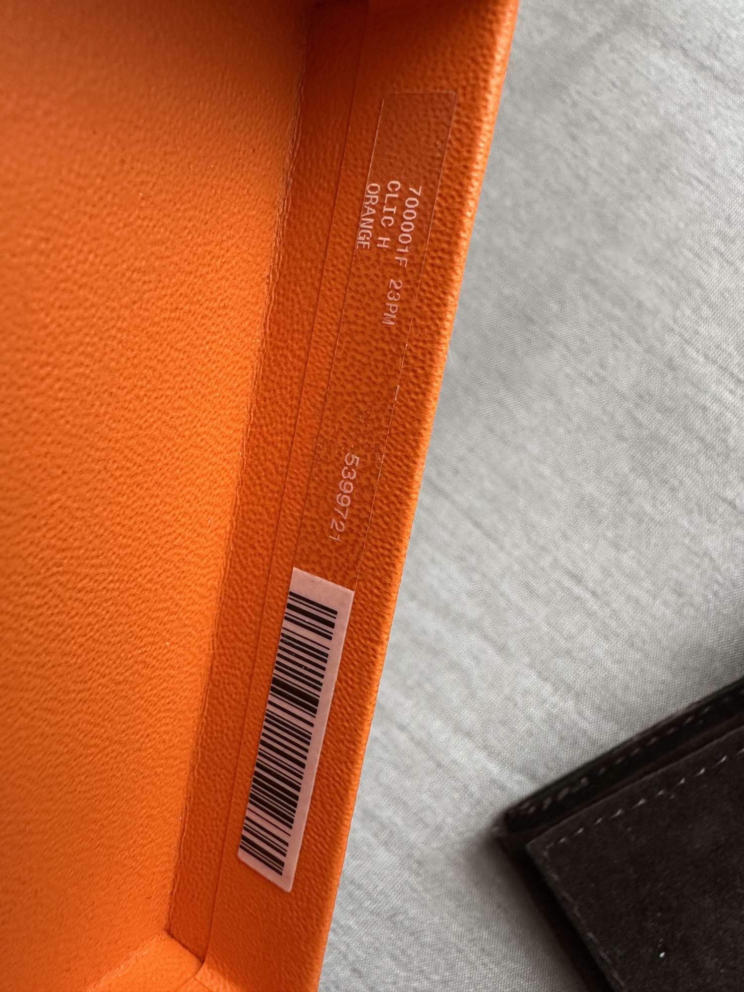 Hermes Clic H gold naramok