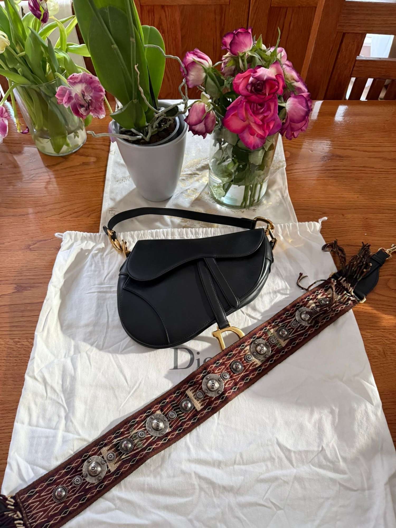 Dior saddle bag
