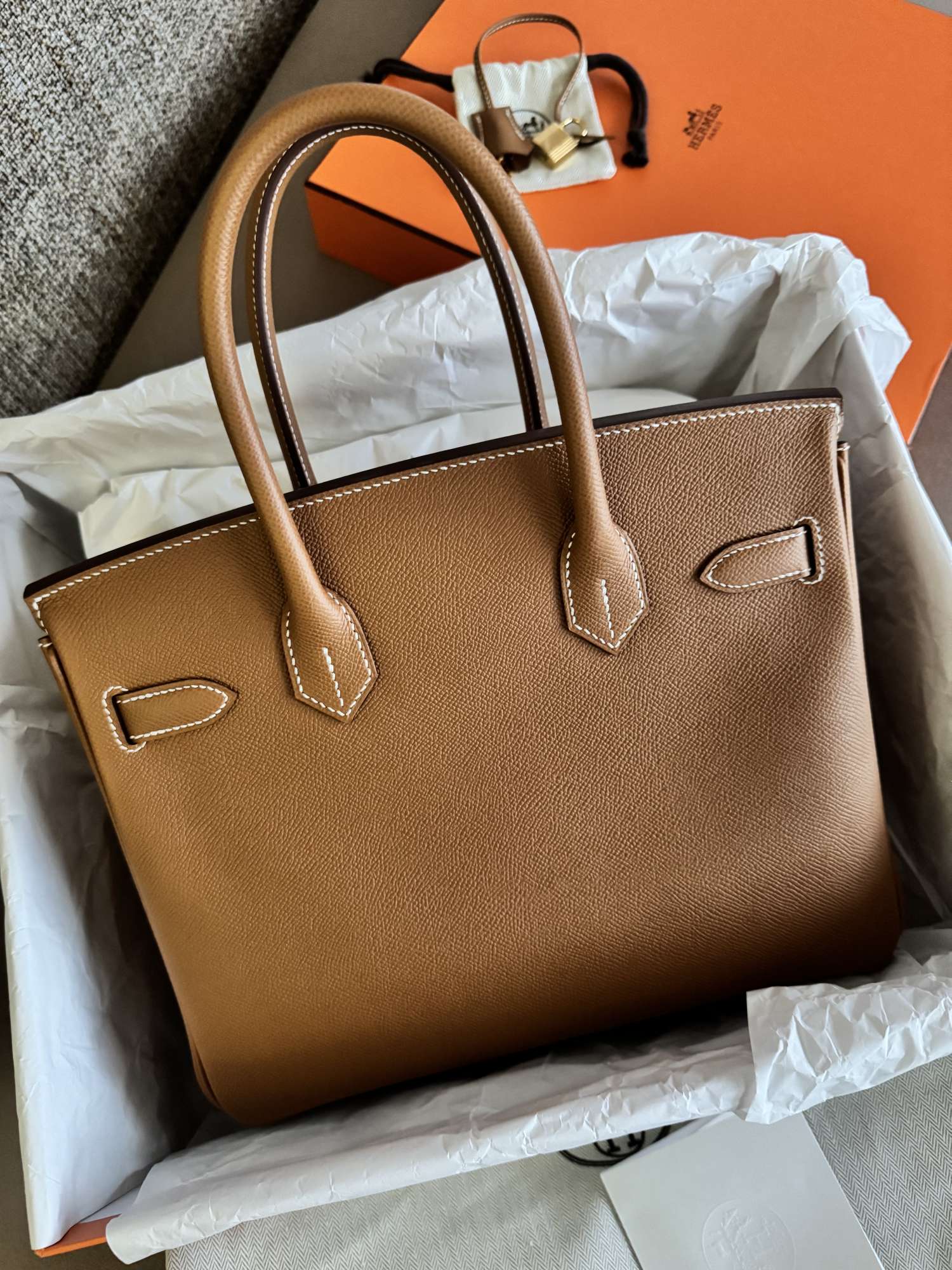 Hermes Birkin 30 gold
