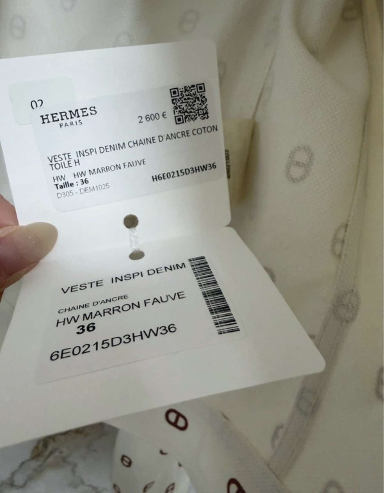 Hermes riflova Bunda
