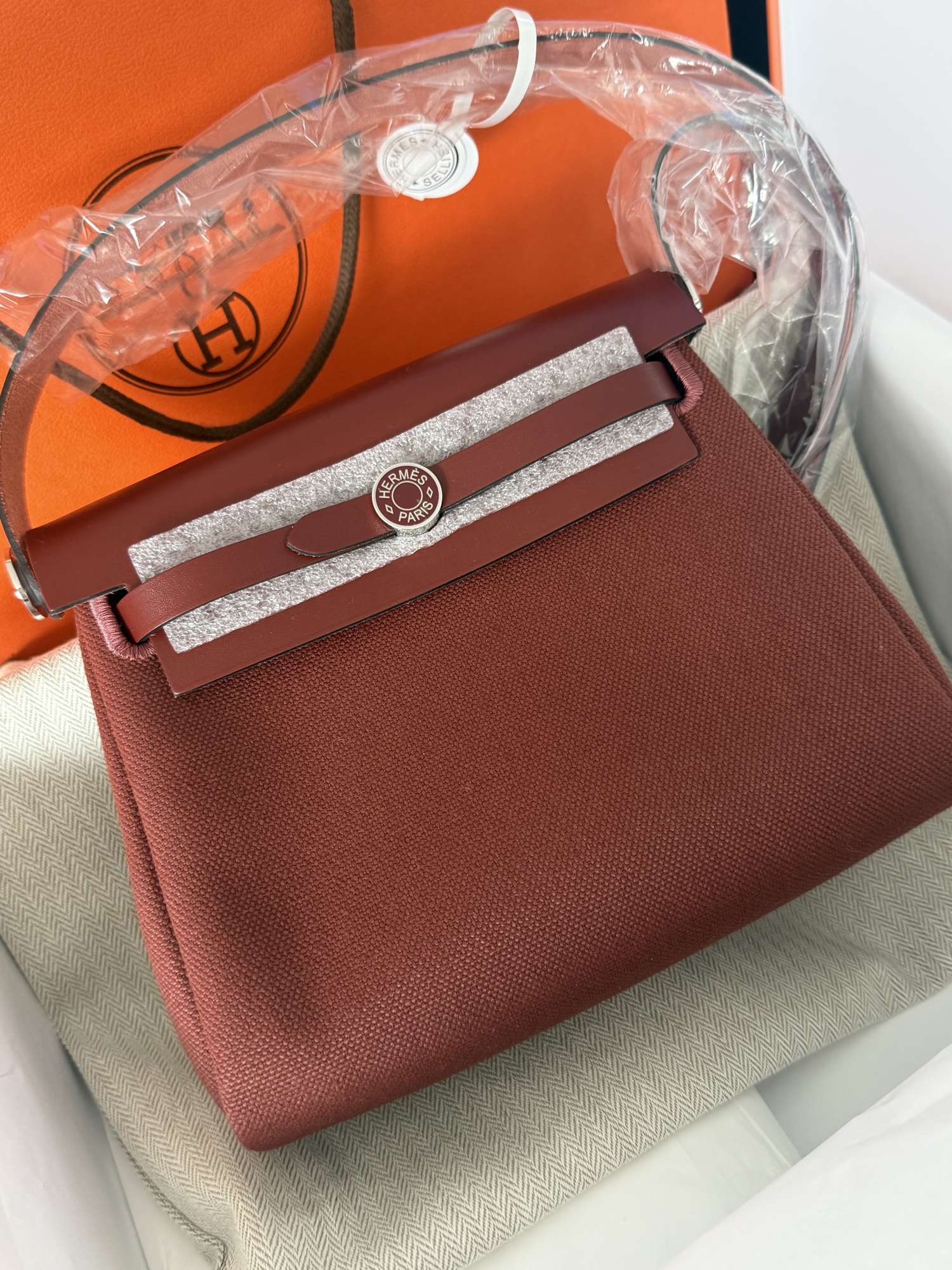 Úplne nová Hermés Herbag 20 Retourné
