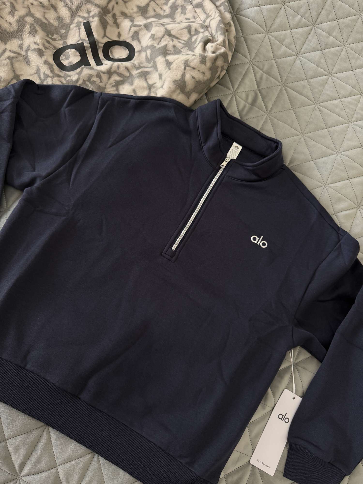 Alo yoga 1/4 Zip Mikina