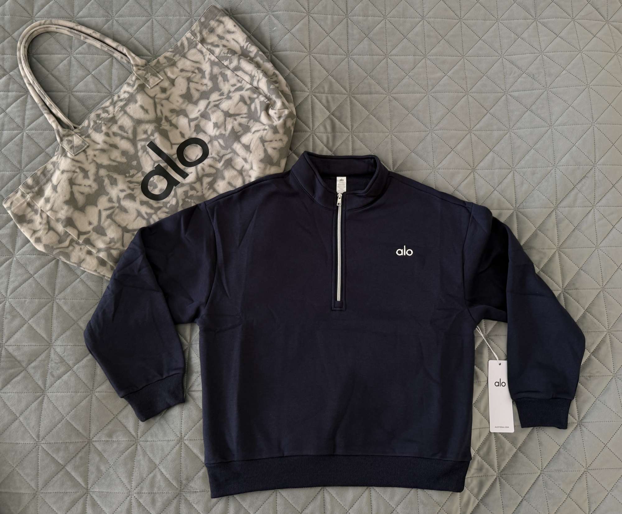 Alo yoga 1/4 Zip Mikina