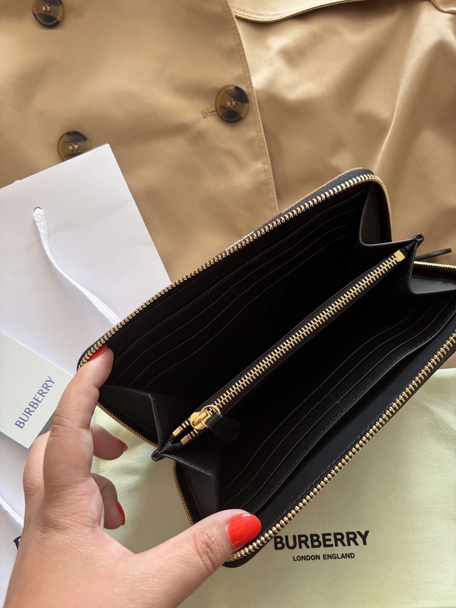 Krásná peněženka Burberry
