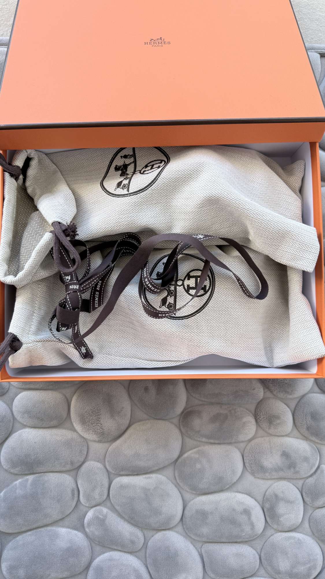 Sandále Hermès Oran rose Bonbon 38