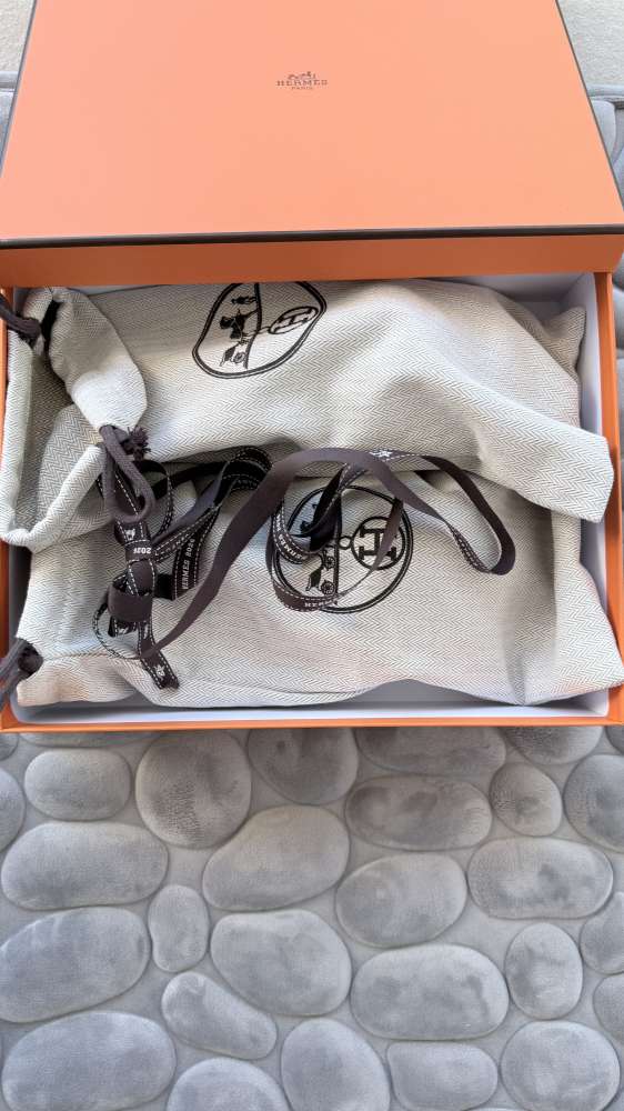 Sandále Hermès Oran rose Bonbon 38