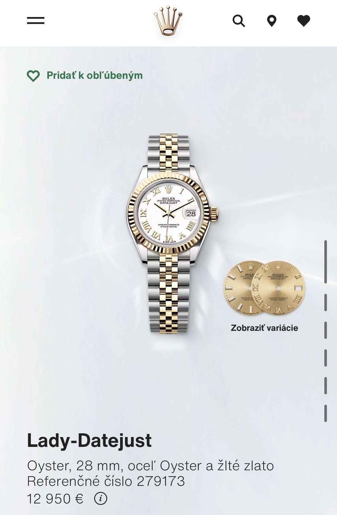 Rolex Lady-Datejust – nové, nenosené, 06/2026