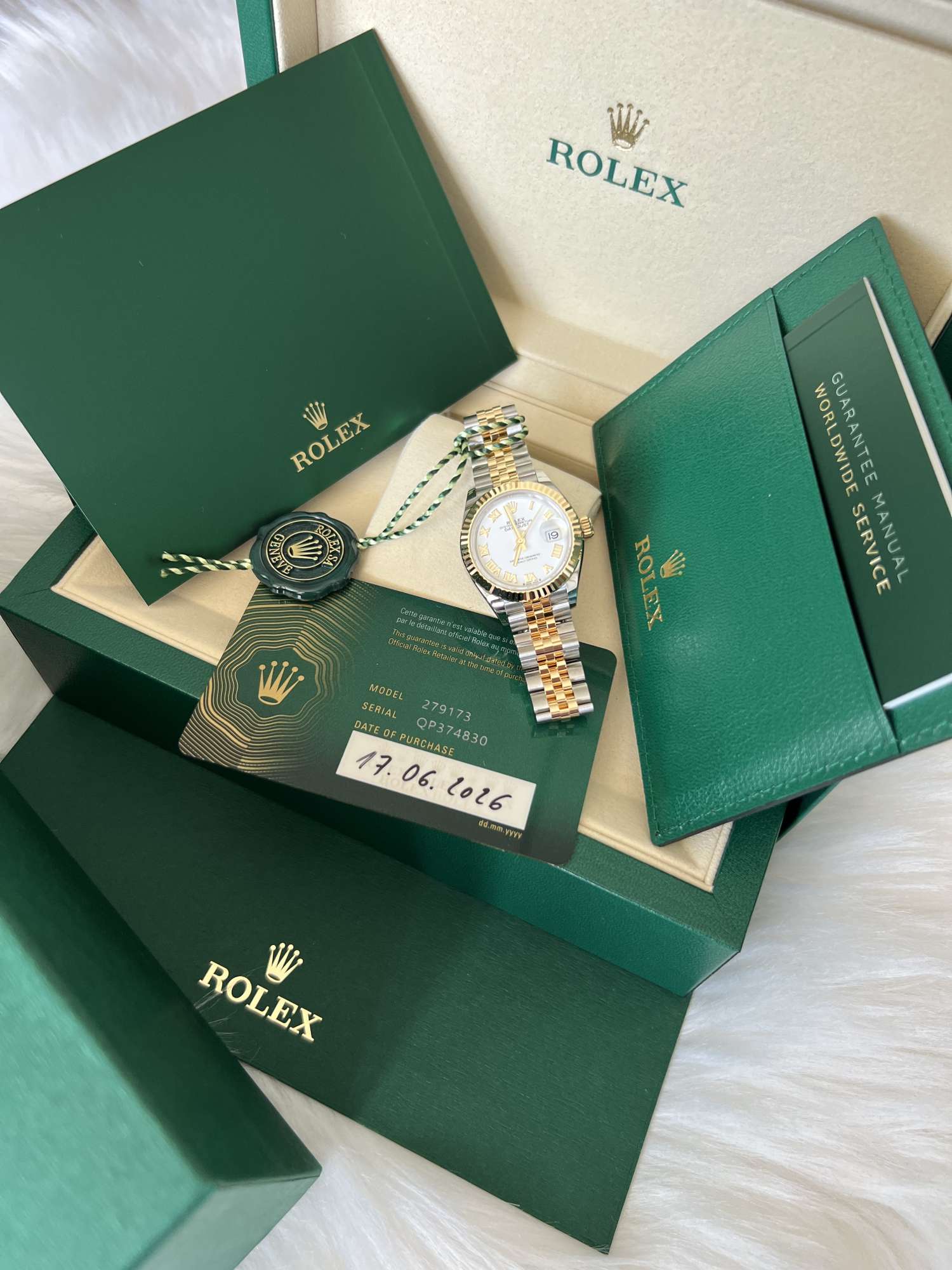 Rolex Lady-Datejust – nové, nenosené, 06/2026