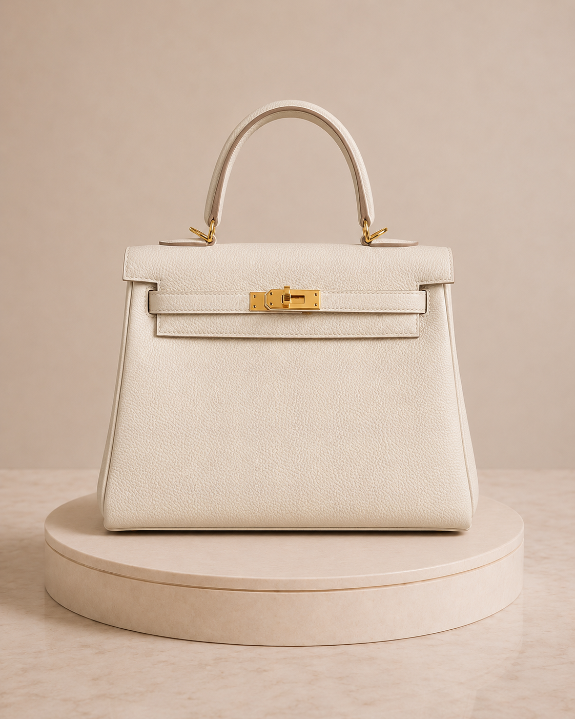 Hermes Kelly 25 Craie