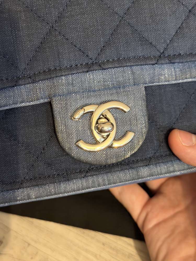 Chanel denim flap