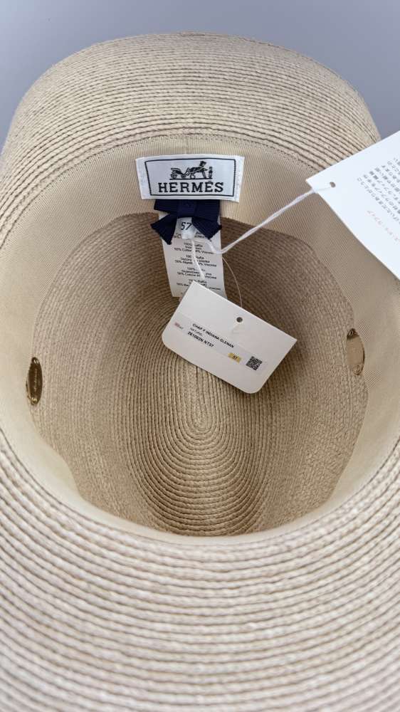 Hermès Raffia Hat Indiana Glenan 57