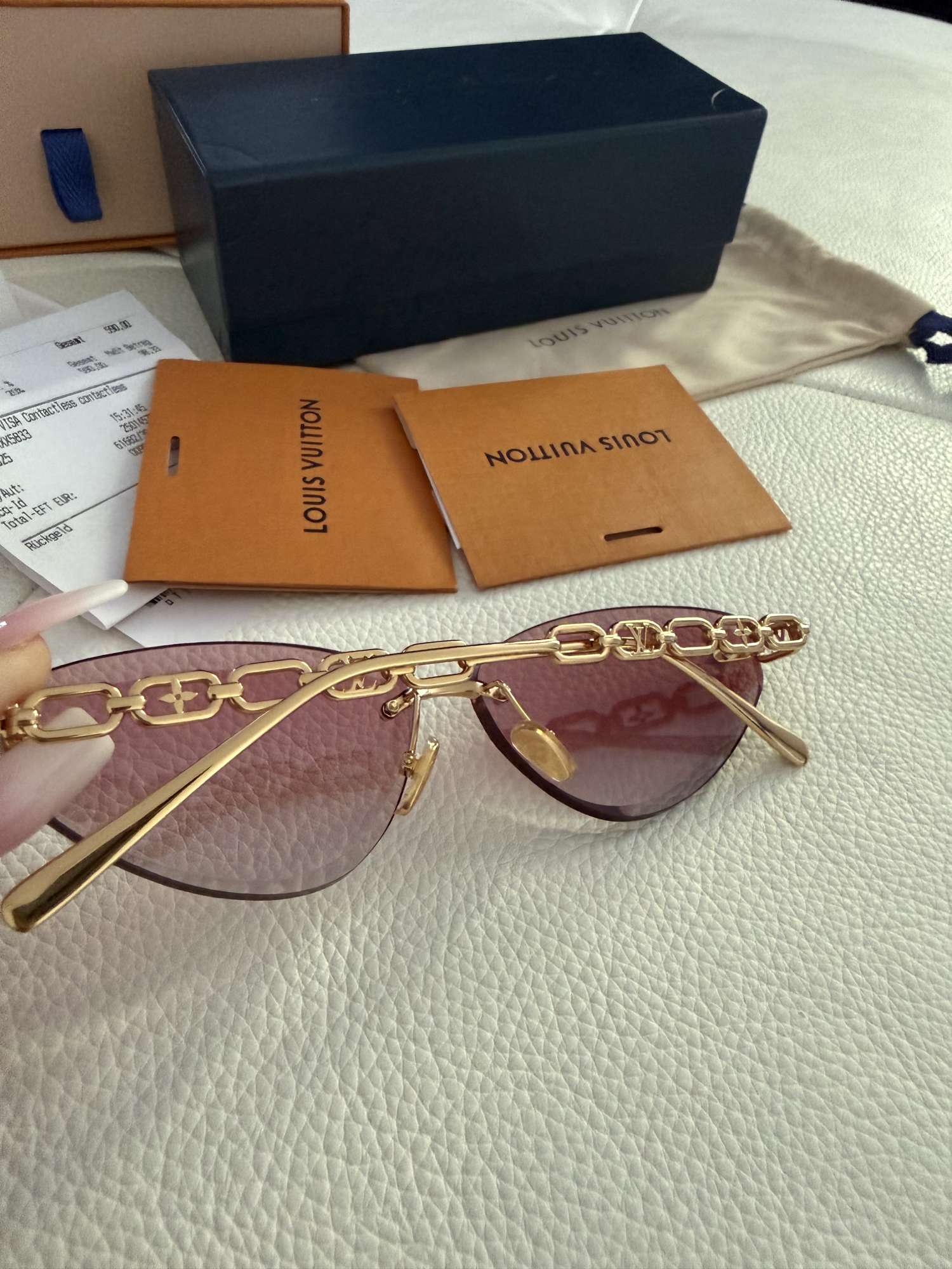 Louis Vuitton Jewel Low Cat Eye Sunglasses