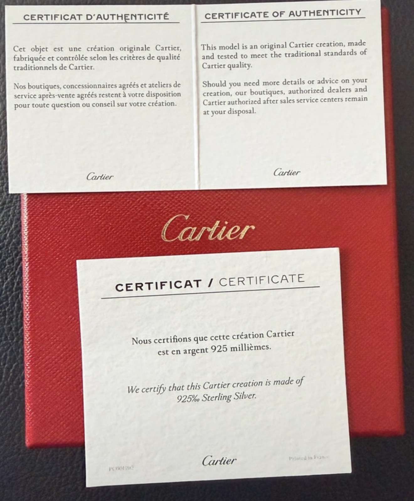 Cartier manžety