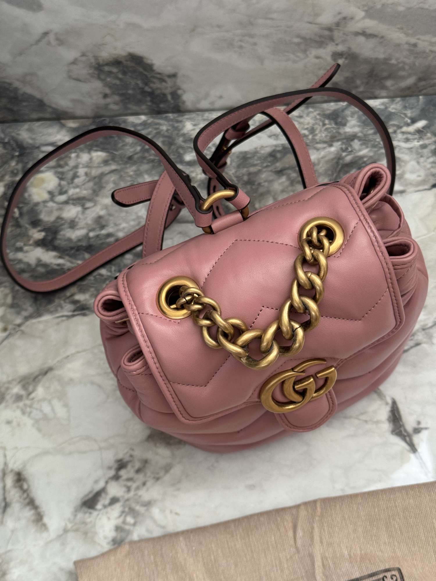 Gucci kožený ruksak