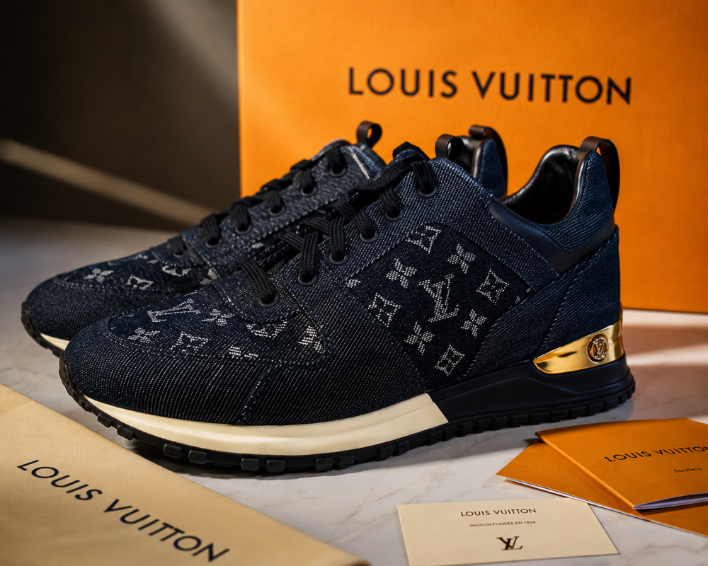 Tenisky Louis Vuitton Run Away – džínsy