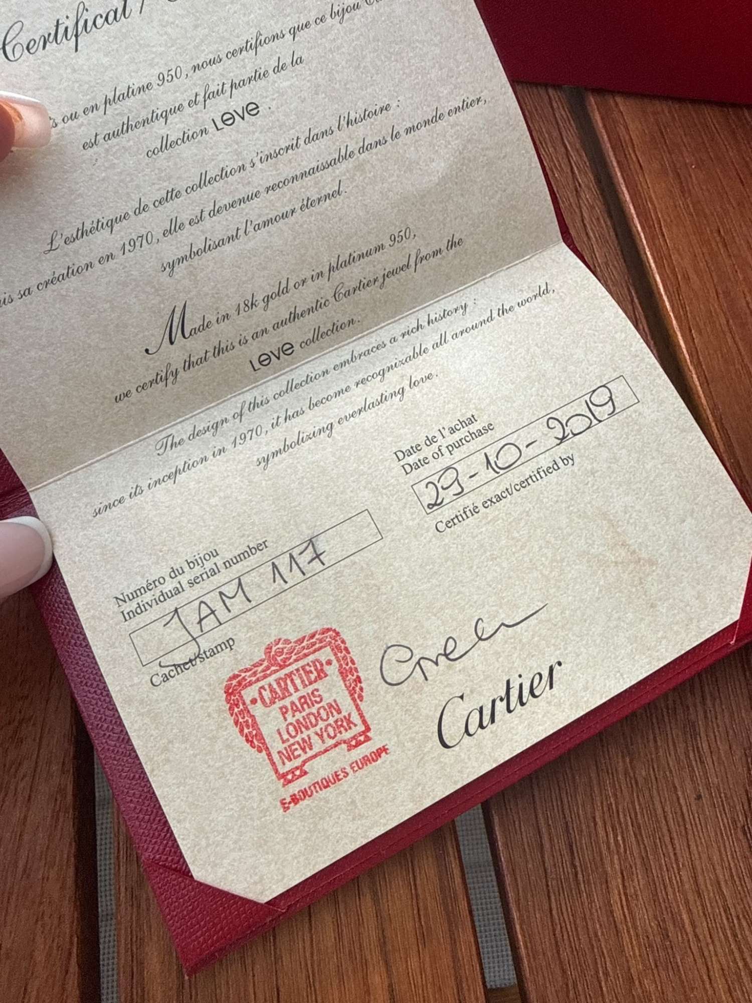Cartier love náramok
