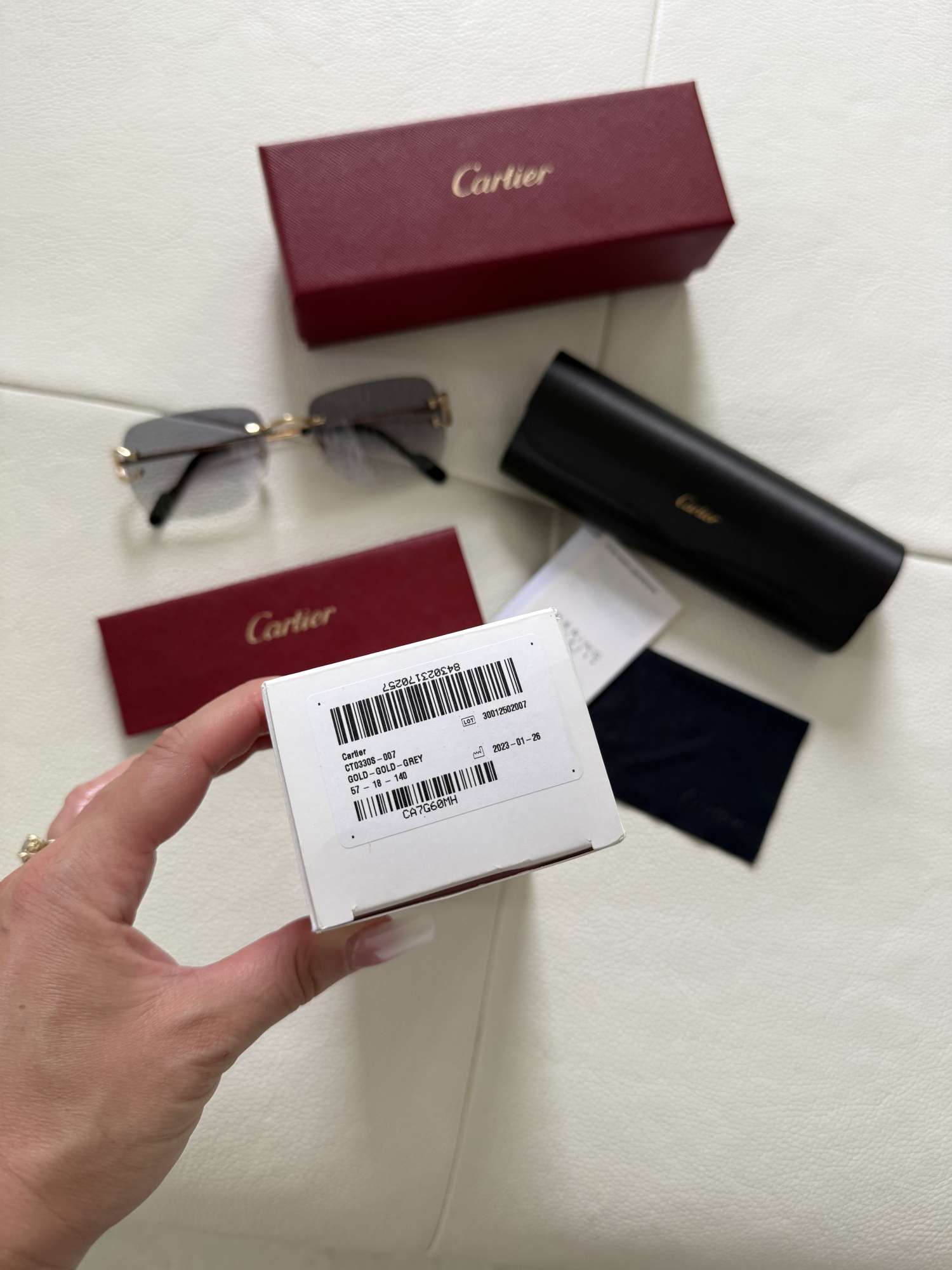 Unisex okuliare Cartier