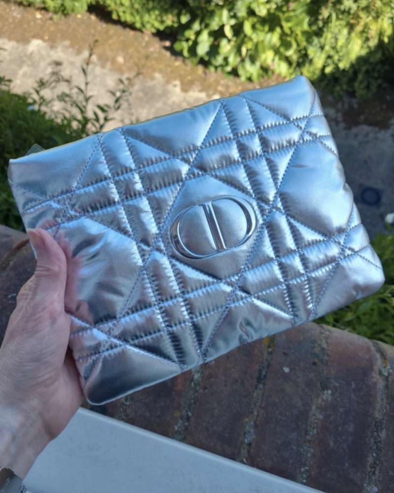 Dior beauty clutch