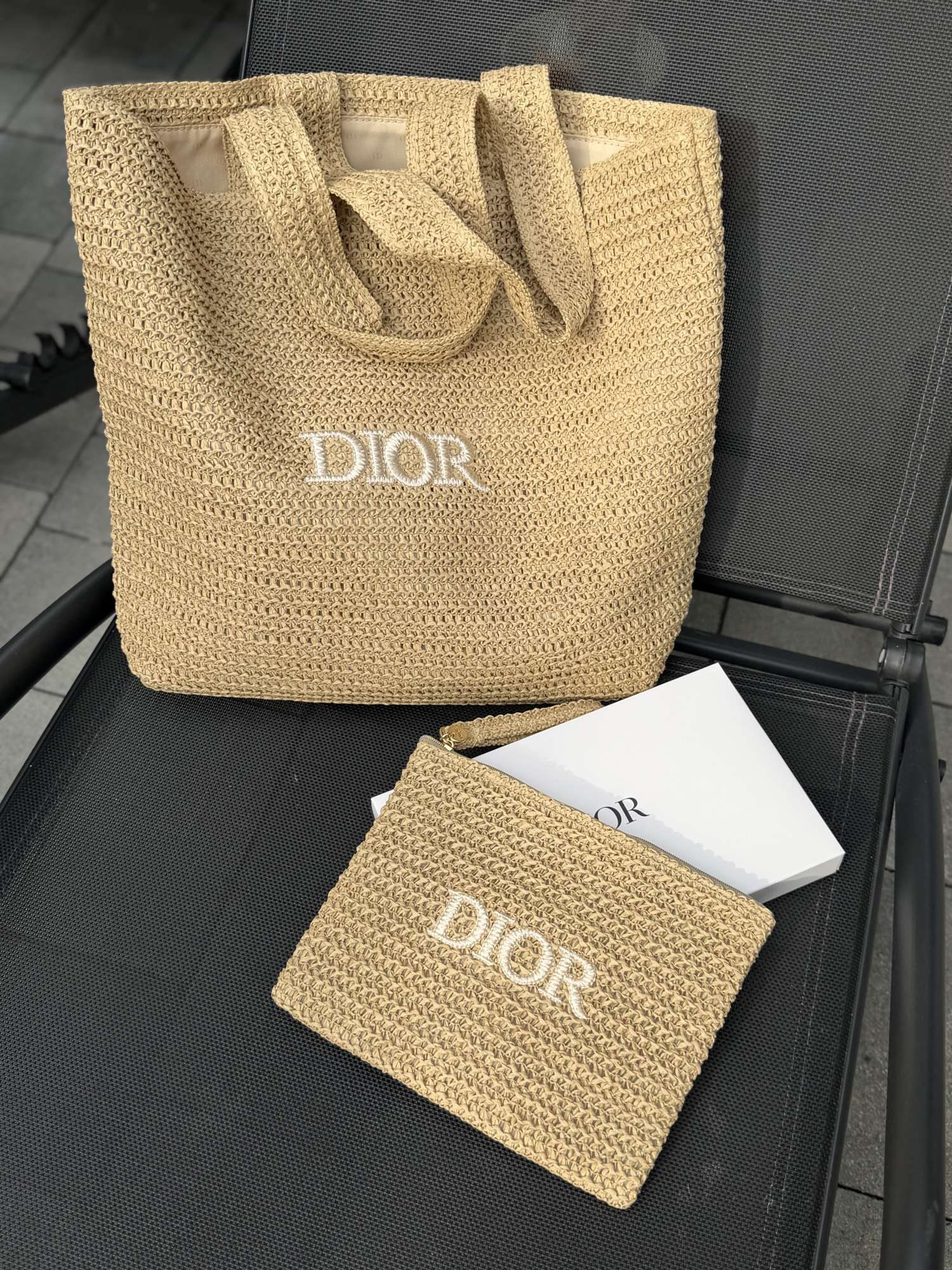 Dior Raffia set