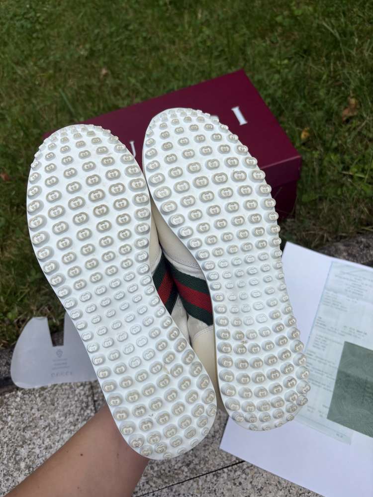 Gucci web stripe tenisky