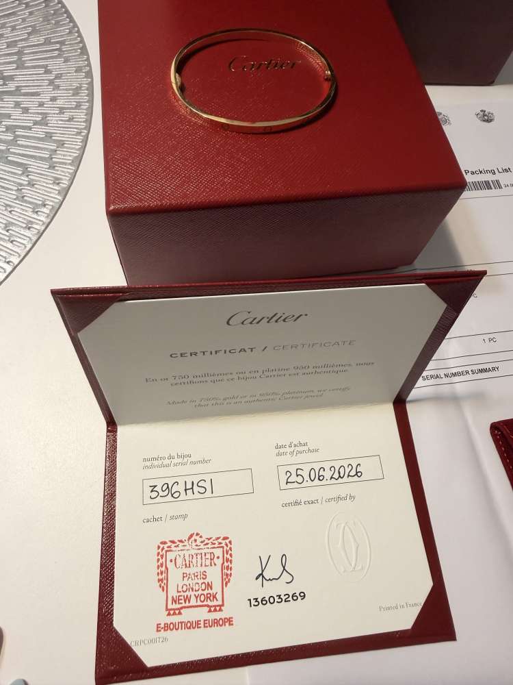 Cartier love small naramok