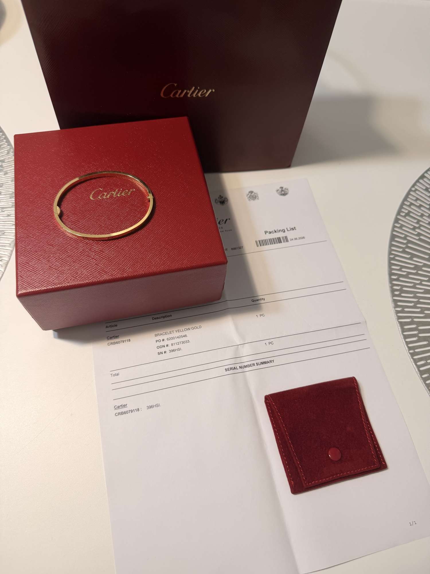 Cartier love small naramok