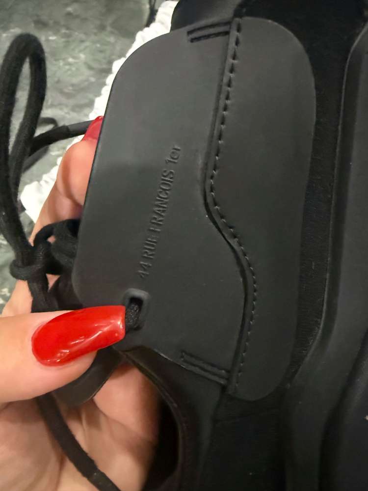 Nízke tenisky Balmain B-Bold z teľacej kože