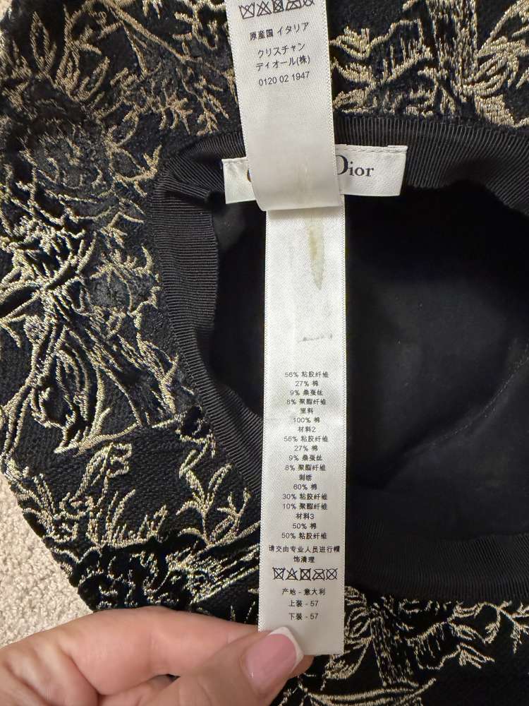 Christian Dior Klobúk