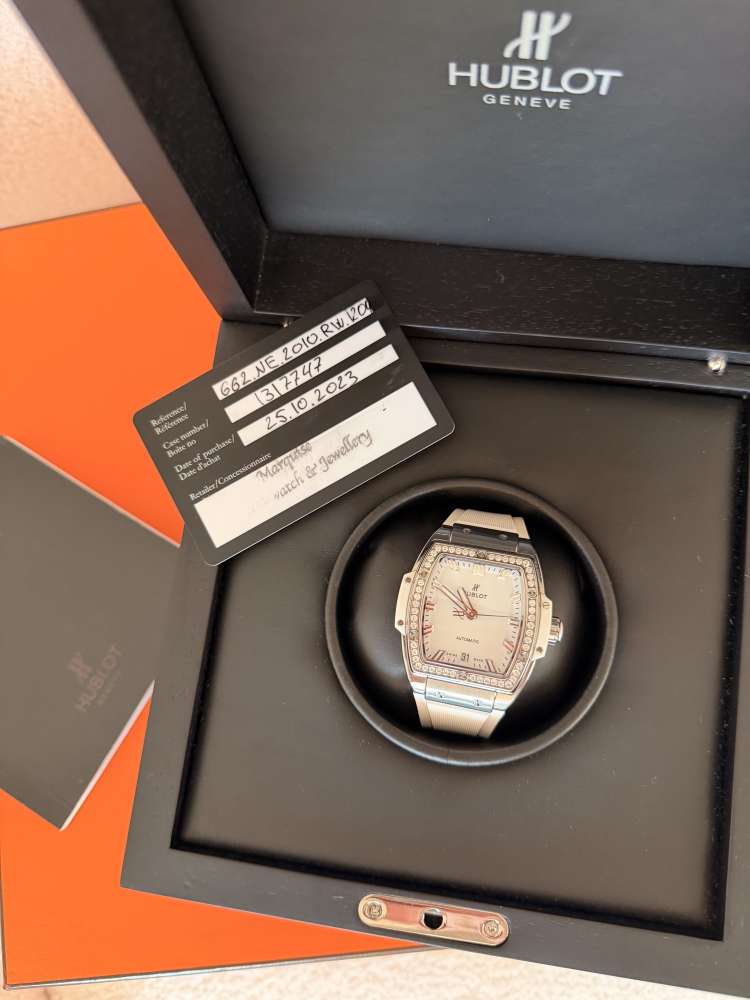 Hublot Spirit of Big Bang Titanium White Diamonds – Full Set