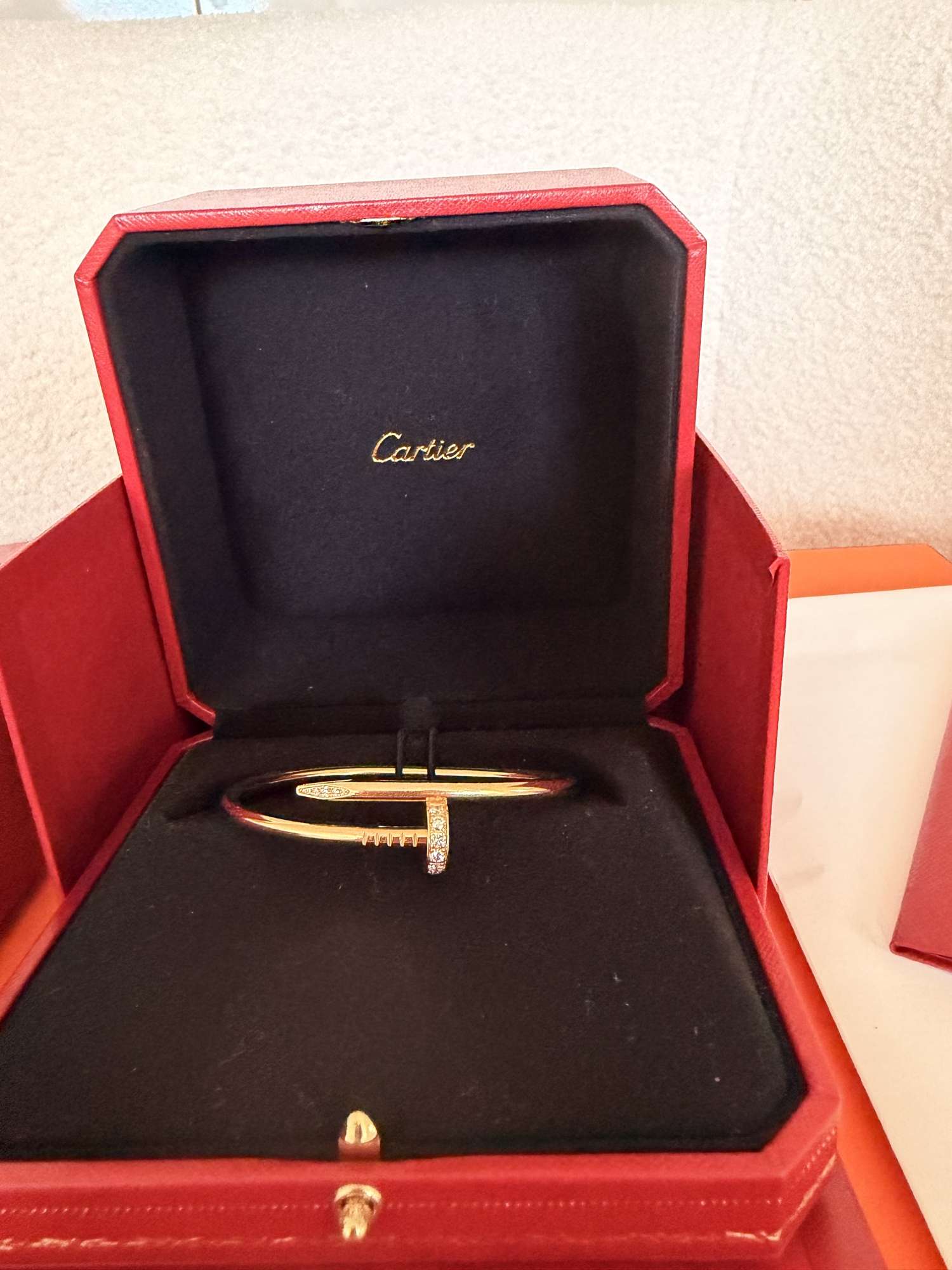 Cartier Juste un Clou Bracelet Diamonds 18k Yellow Gold – kompletný set