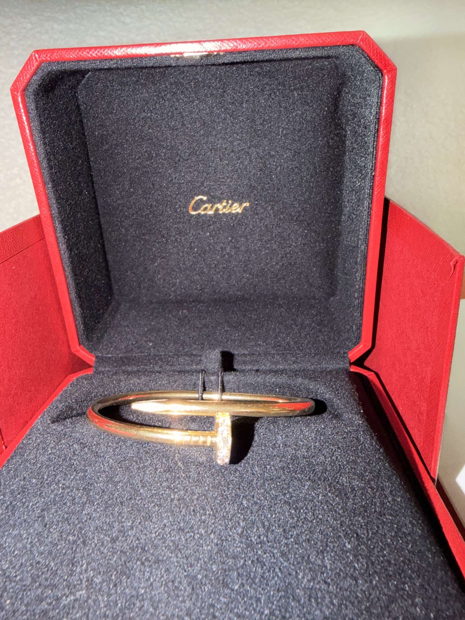Cartier Juste un Clou Bracelet Diamonds 18k Yellow Gold – kompletný set