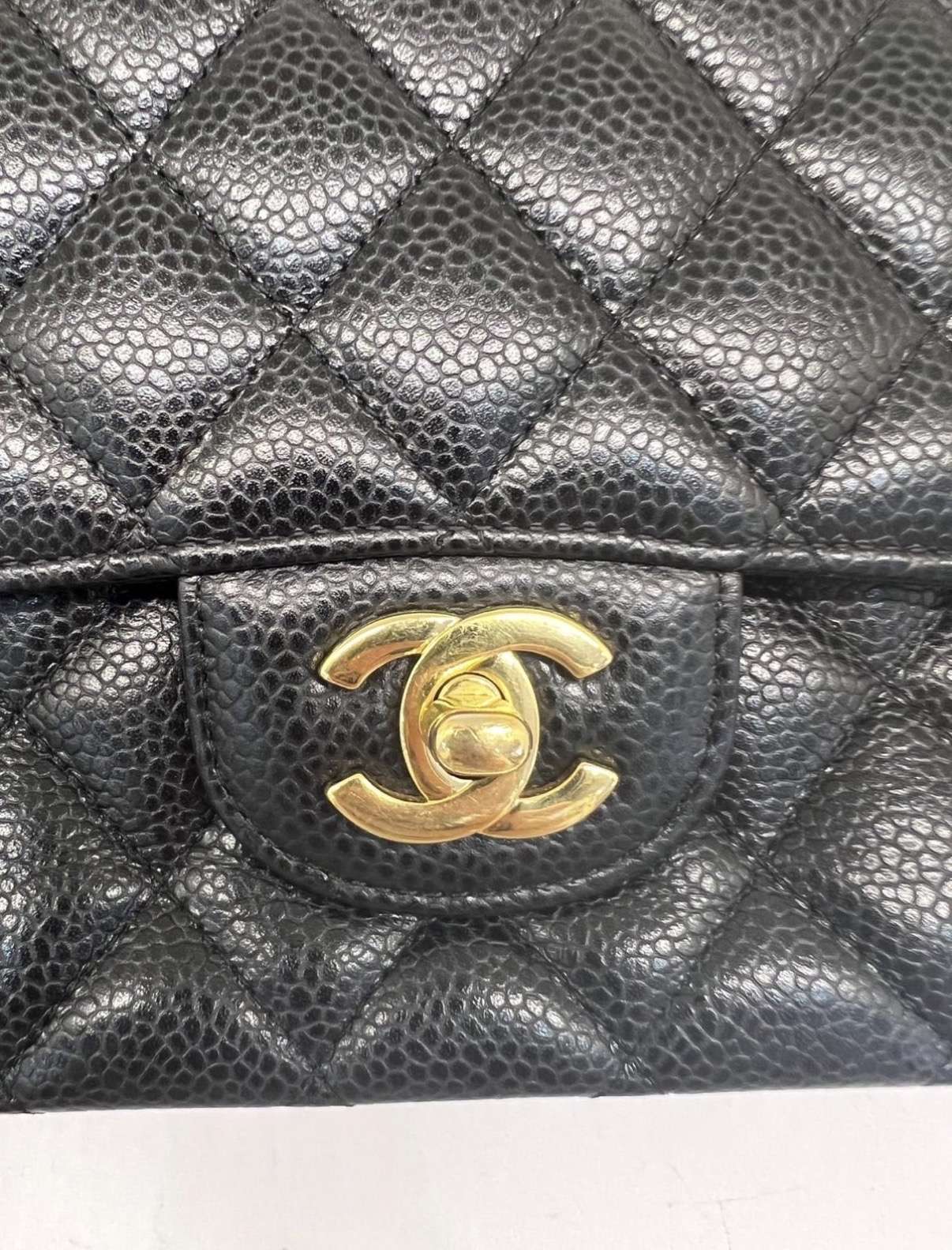 Chanel Double Flap Caviar