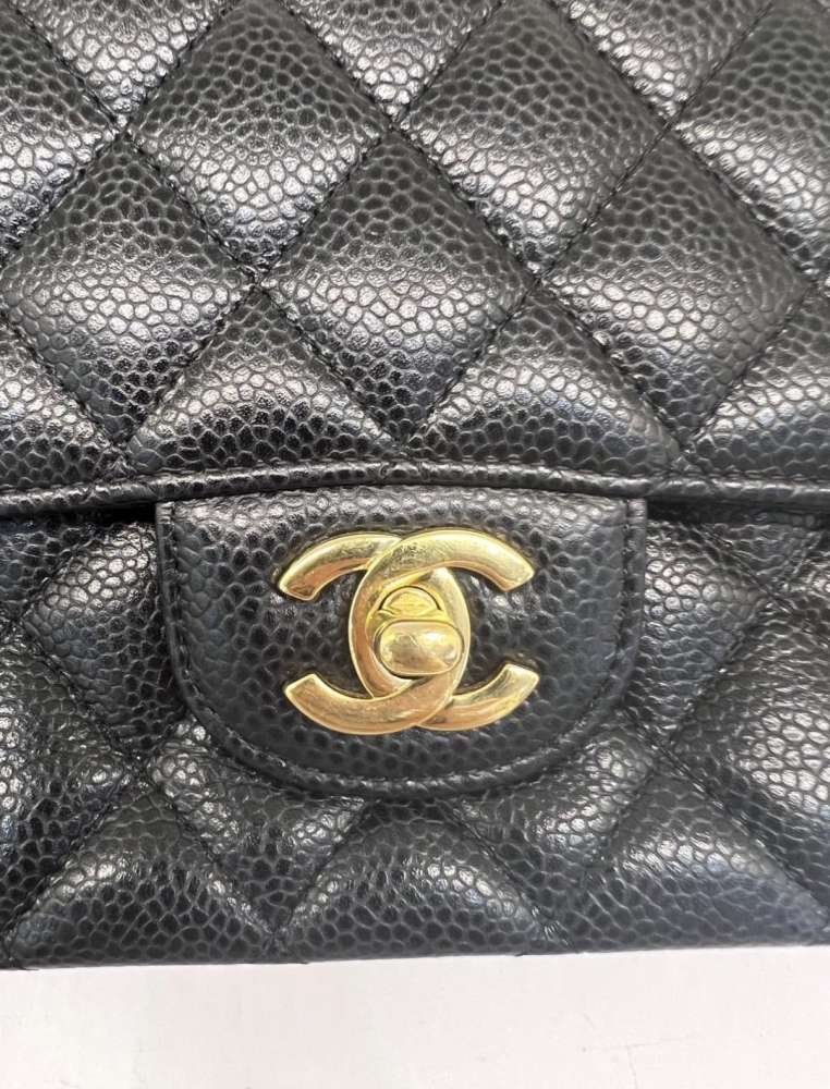 Chanel Double Flap Caviar