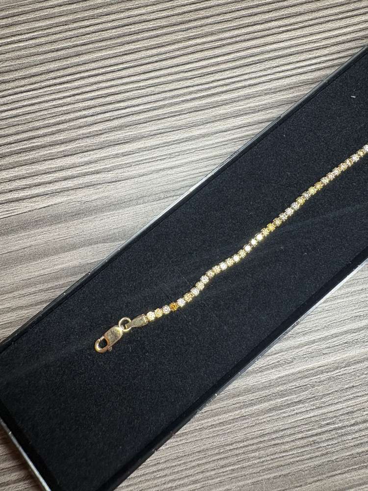 Nový diamantový náramok z 14K zlata s IGI certifikátom