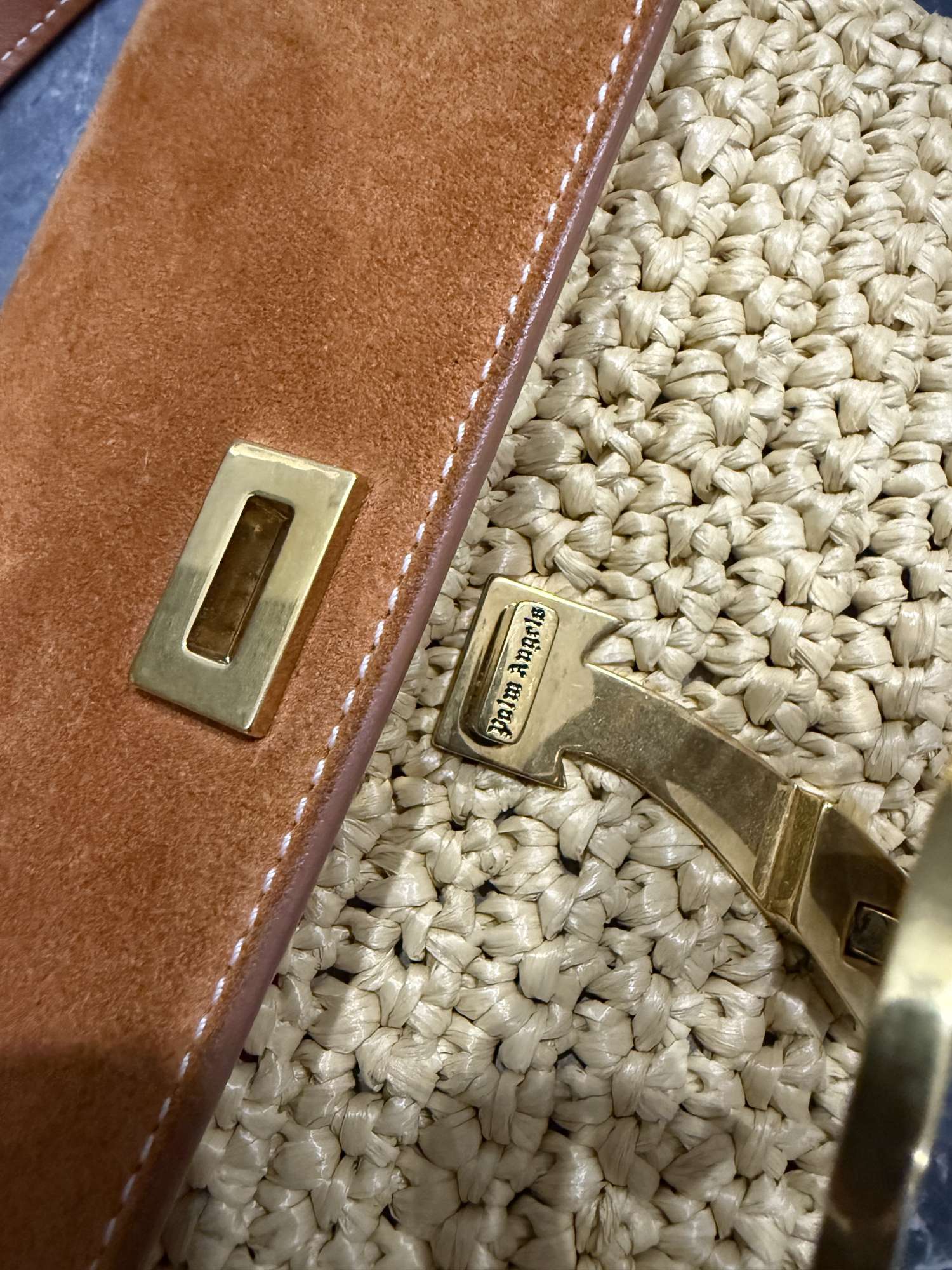 Palm Angels Borsa v taške Raffia