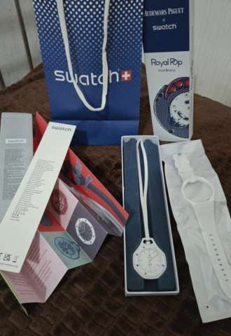 https://www.vipluxury.sk/Biele swatch s náramkom